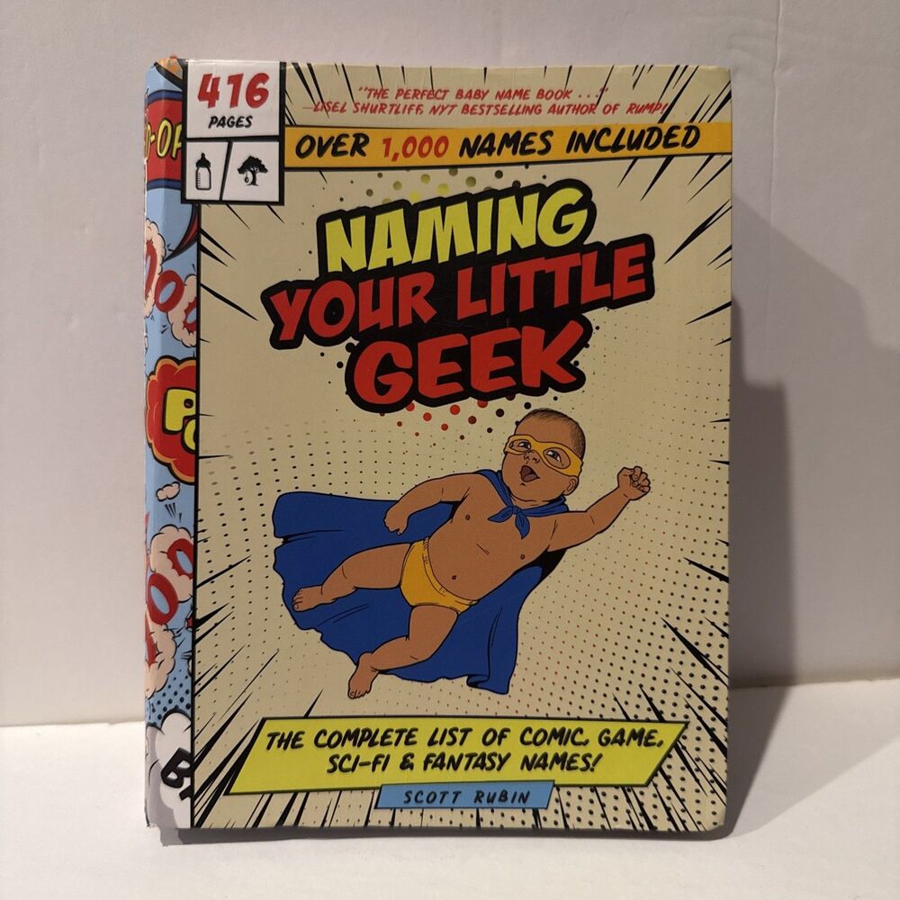 Baby Naming Your Little Geek: The Complete List of Comic Game Names Rubin, Scott